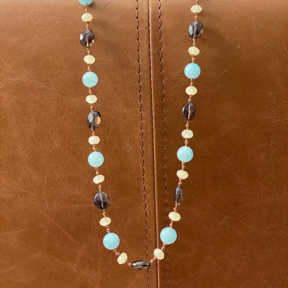 Stone and Bead Necklace